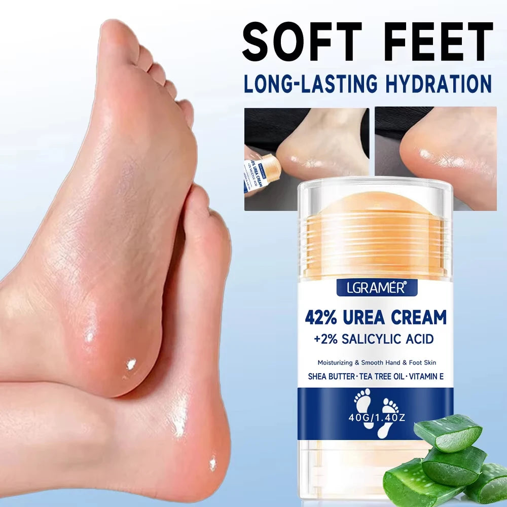 Crème Hydratante Intensive Pieds & Mains – Urée 42% + Acide Salicylique 2% | LGRAMER