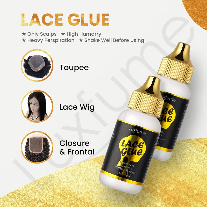 Colle Lace Perruque Imperméable – Tenue Forte, Sèche Vite, Sans Traces | Lace Front