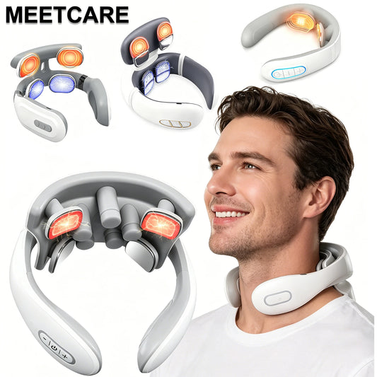 Masseur TENS Intelligent Dos & Cou – Épaules, Nuque, 16 Niveaux, Chauffage 42°C | 4 Modèles