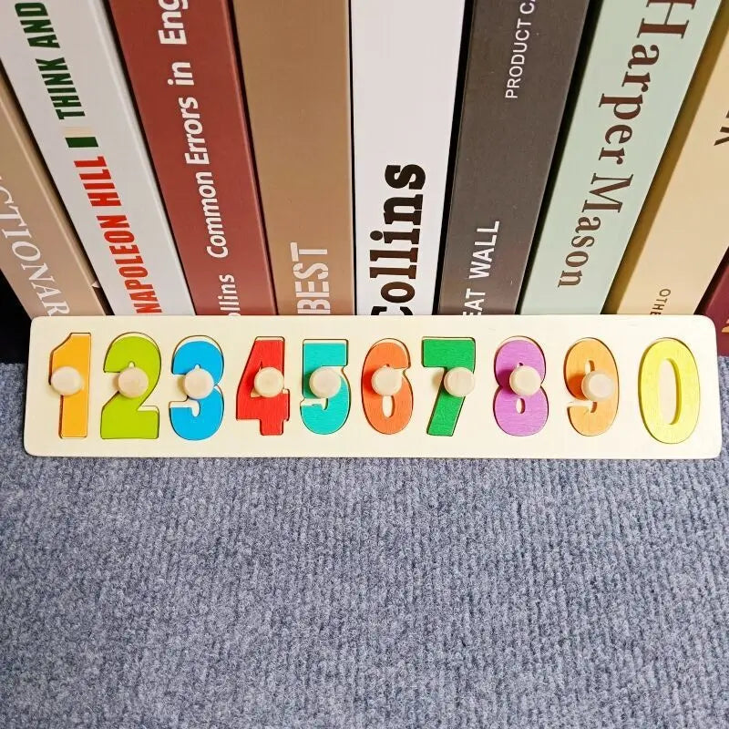 Blocs de Construction Montessori en Bois – Couleurs, Formes & Puzzle Éducatif