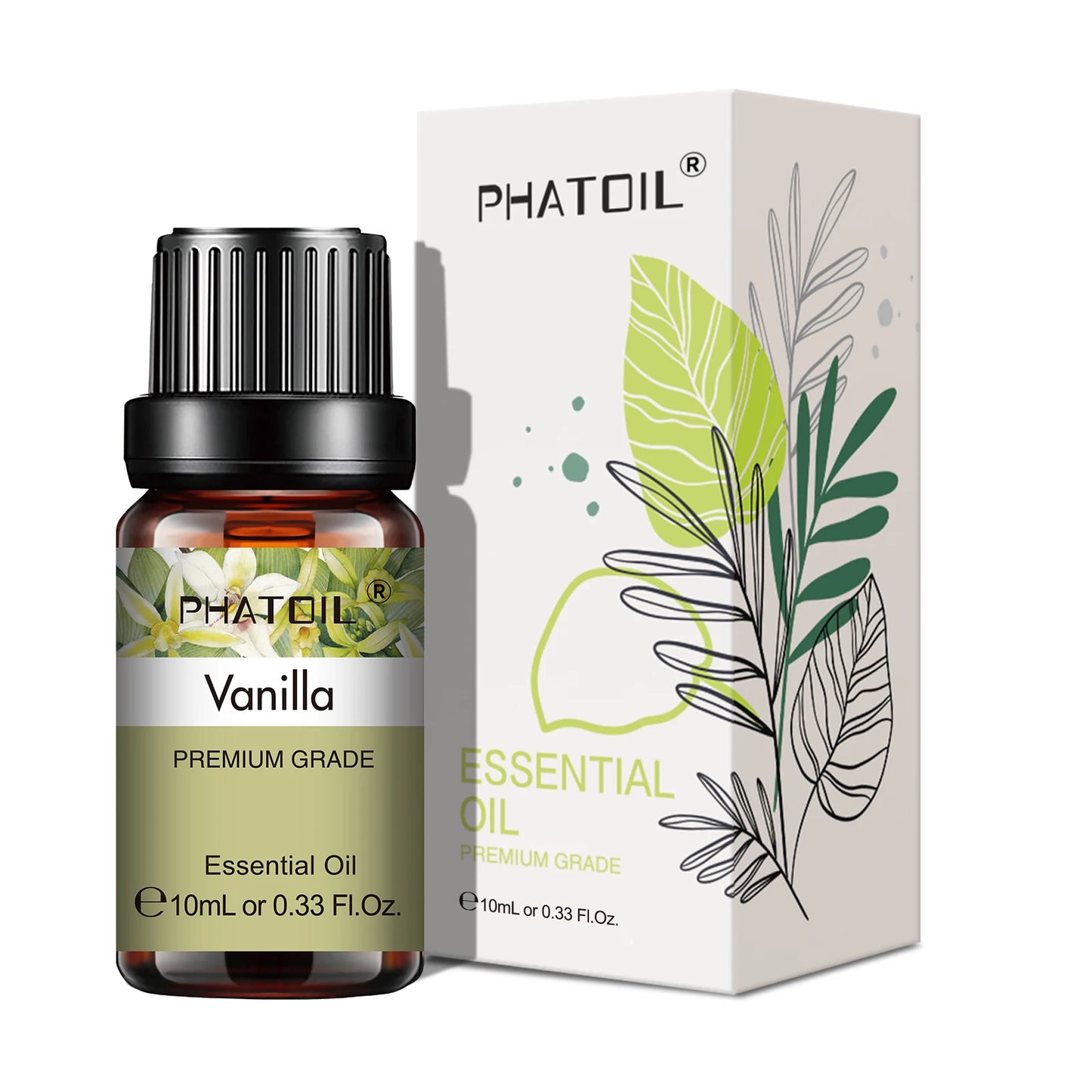 Huile essentielle pure 10ml – Aromathérapie, diffuseur, humidificateur (30 parfums au choix)