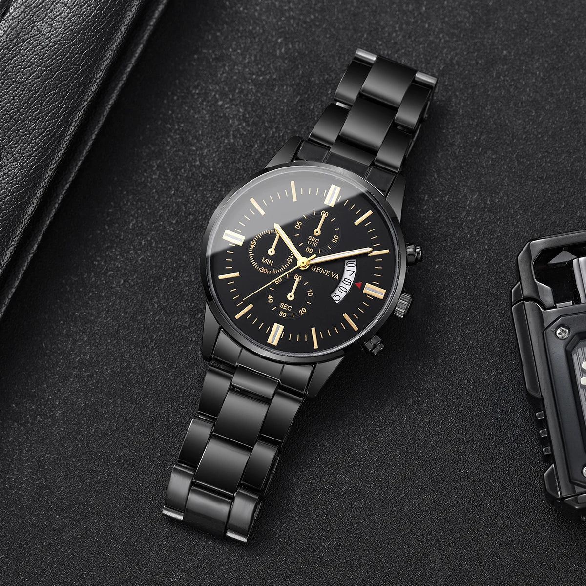Montre à Quartz Homme – Cadran 40 mm, Bracelet Alliage, Style Luxe & Fashion