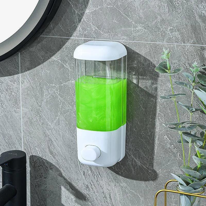 Distributeur de Savon Mural 500/1000ml – Simple ou Double, Presse Manuelle | Salle de Bain