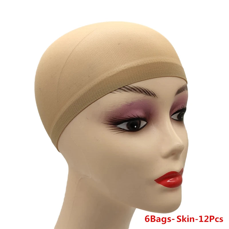 Bonnets de Perruque en Nylon Ventilé – Filet Extensible Ultra-Fin Respirant | Lot de 1, 6 ou 12