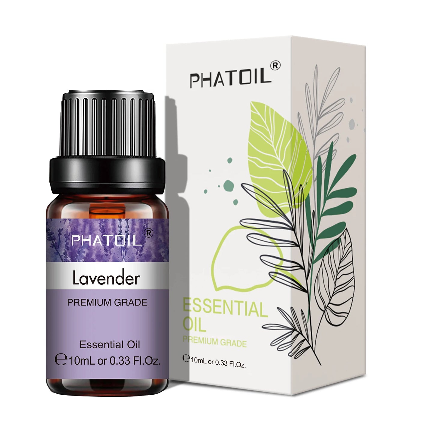 Huile essentielle pure 10ml – Aromathérapie, diffuseur, humidificateur (30 parfums au choix)