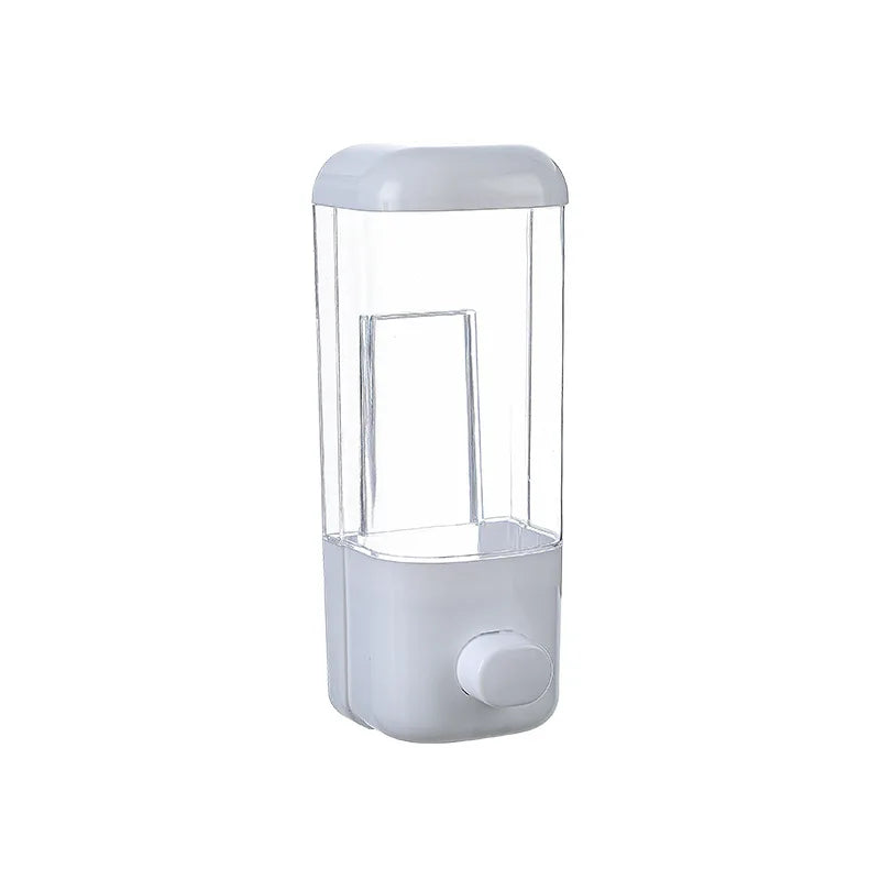 Distributeur de Savon Mural Sans Perçage – Pompe Liquide Rechargeable | Salle de Bain & Hôtel