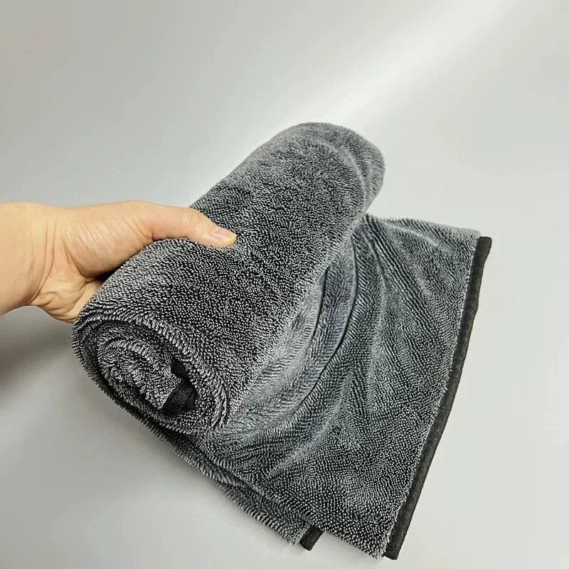 Serviettes en Microfibre Épaisse Double Face – Lavage Voiture, Cuisine & Maison | Super Absorbantes
