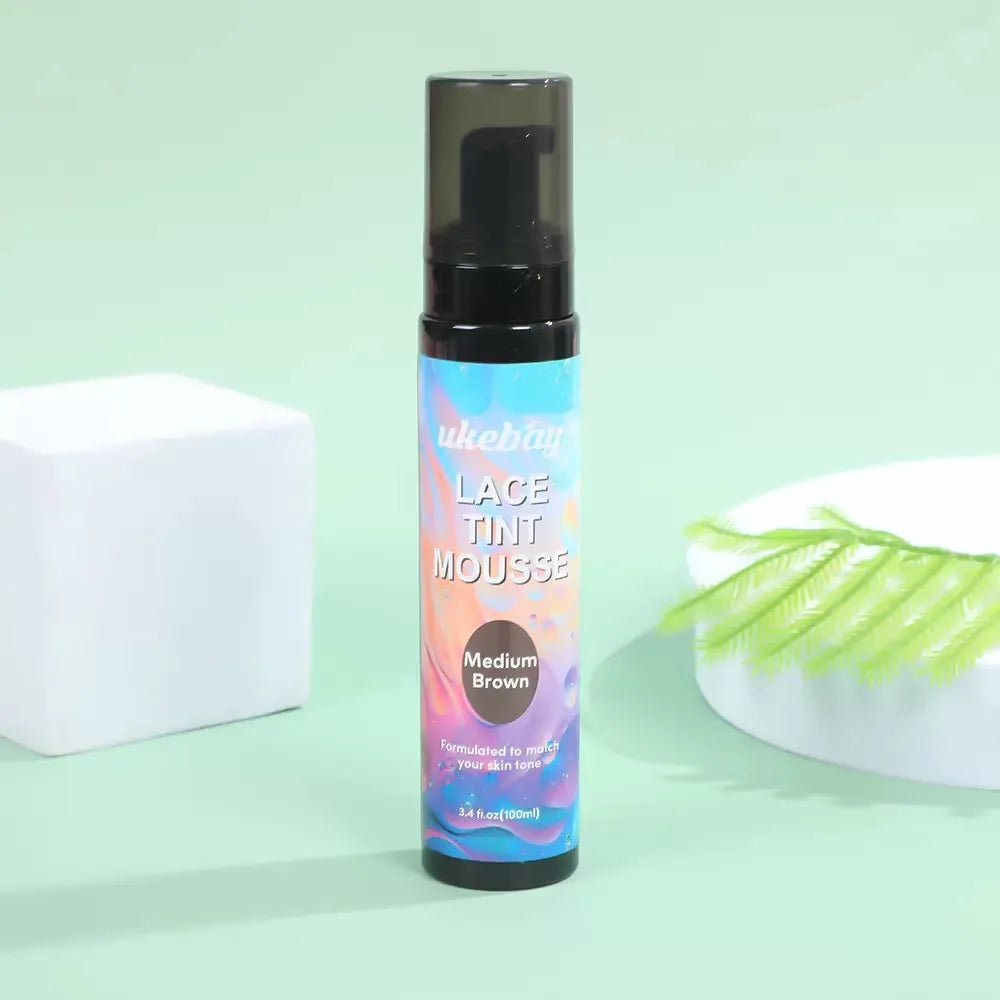 Spray Teintant Lace pour Perruques – Brun Foncé, Moyen, Clair | Mousse, Colle et Dissolvant