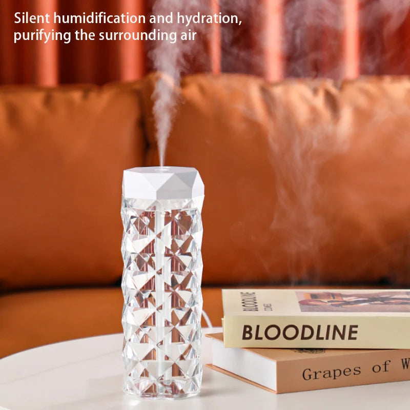 Humidificateur USB 400ml – Diffuseur d’Arômes & Lumière RGB pour Maison et Voiture