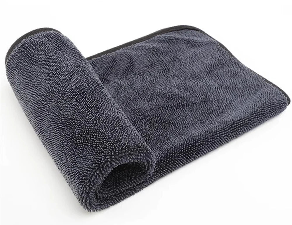 Serviettes en Microfibre Épaisse Double Face – Lavage Voiture, Cuisine & Maison | Super Absorbantes
