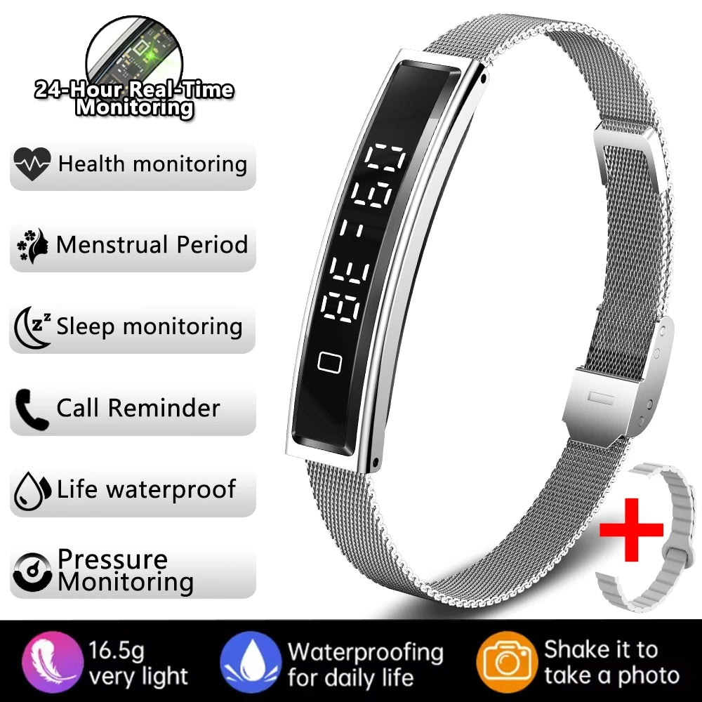 Bracelet Connecté Sport ChiBear 2026 – Suivi Santé, Cardio, SpO2, IP68 – Femme & Homme