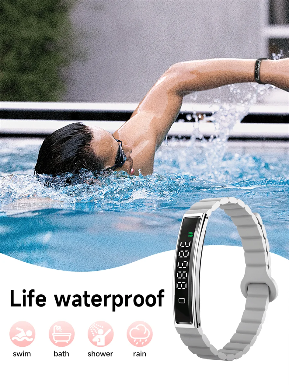 Bracelet Connecté Sport ChiBear 2026 – Suivi Santé, Cardio, SpO2, IP68 – Femme & Homme
