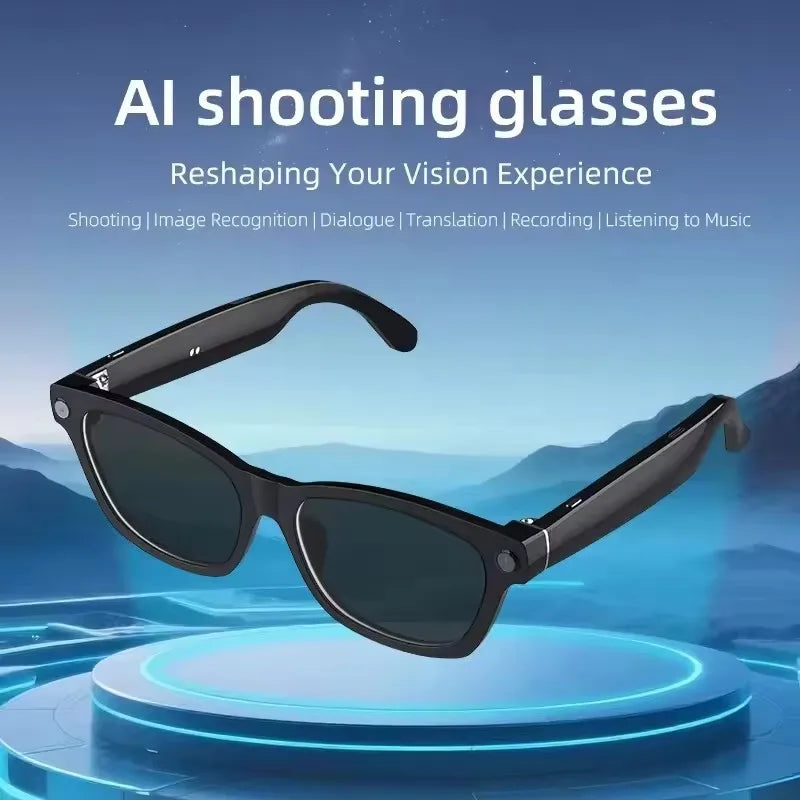Lunettes Intelligentes IA Lenovo 2026 – Caméra HD 8MP, Vidéo 4K, Traduction IA, Appel Bluetooth & Musique