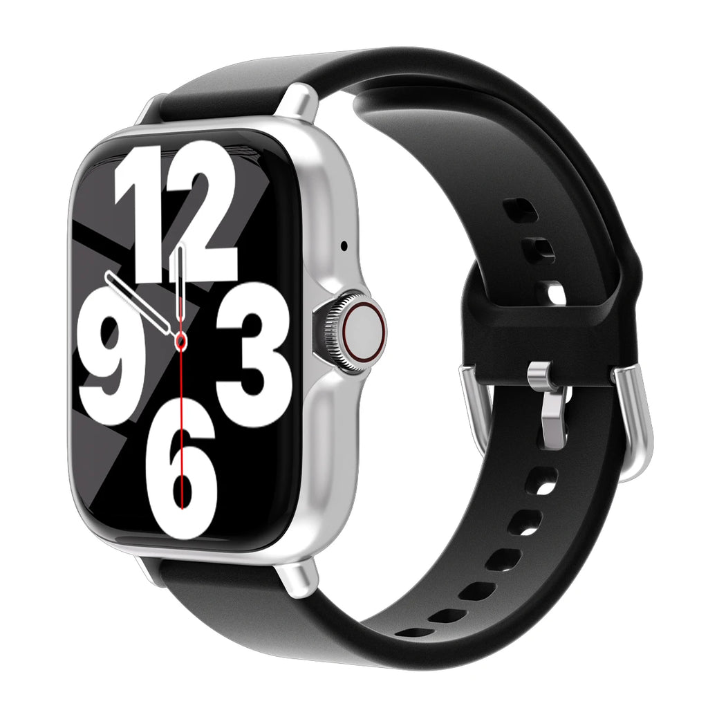 Montre Connectée 1,83" — Étanche, Appels, Surveillance du Sommeil, Podomètre
