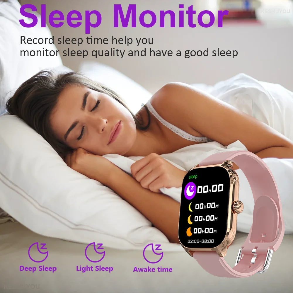 LAXASFIT H9 Pro Max – Montre Connectée Bluetooth | Appels, Fréquence Cardiaque, Oxymètre, Suivi Calories