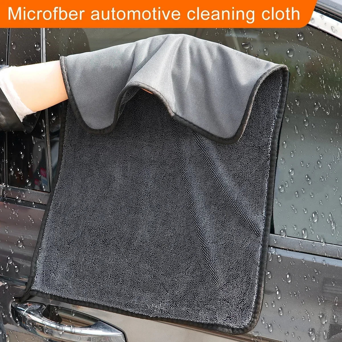 Serviettes en Microfibre Épaisse Double Face – Lavage Voiture, Cuisine & Maison | Super Absorbantes
