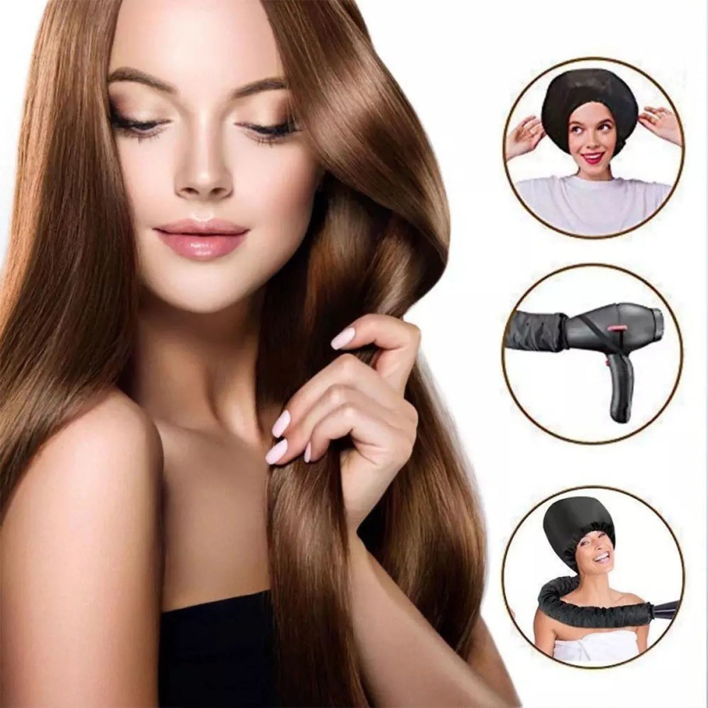 Bonnet Chauffant SPA – Soin Capillaire, Séchage & Coiffage à Domicile