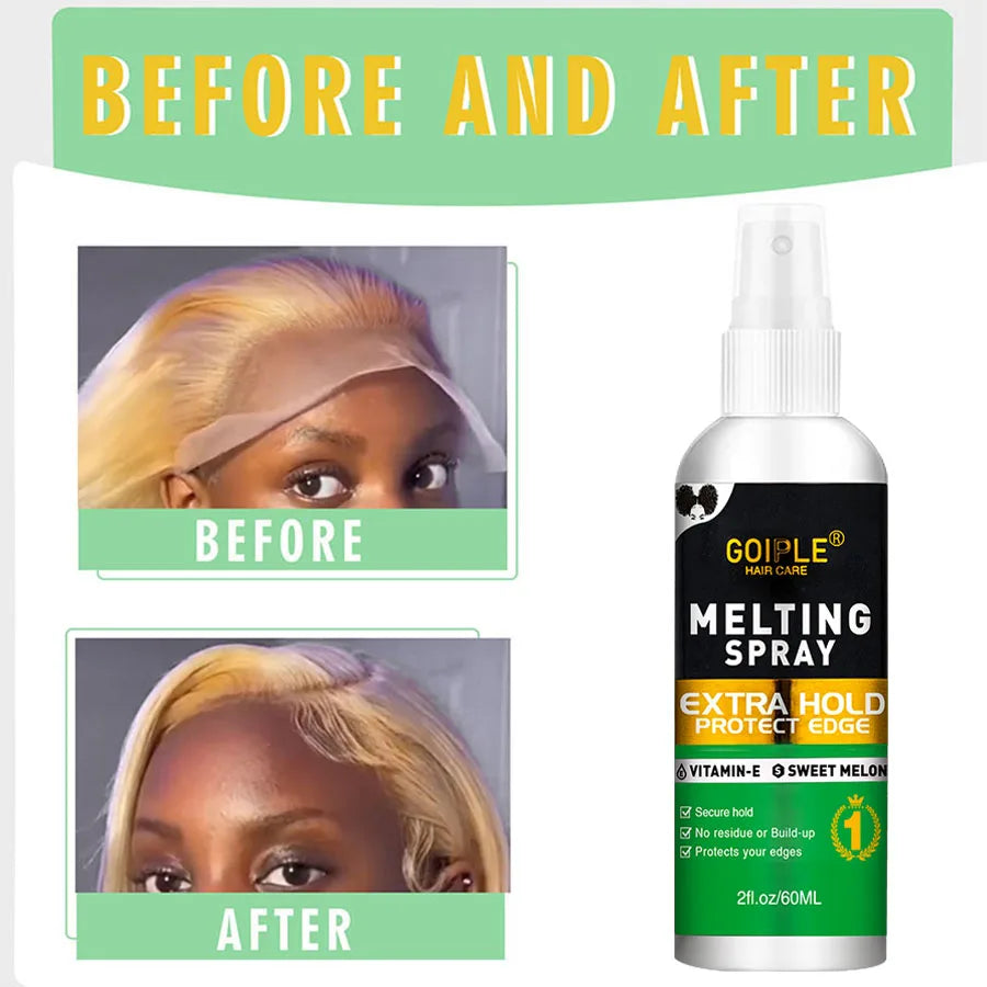 Kit Coiffage Perruque Lace GOIPLE – Colle, Cire Fixante et Gel Edge Control | Longue Tenue