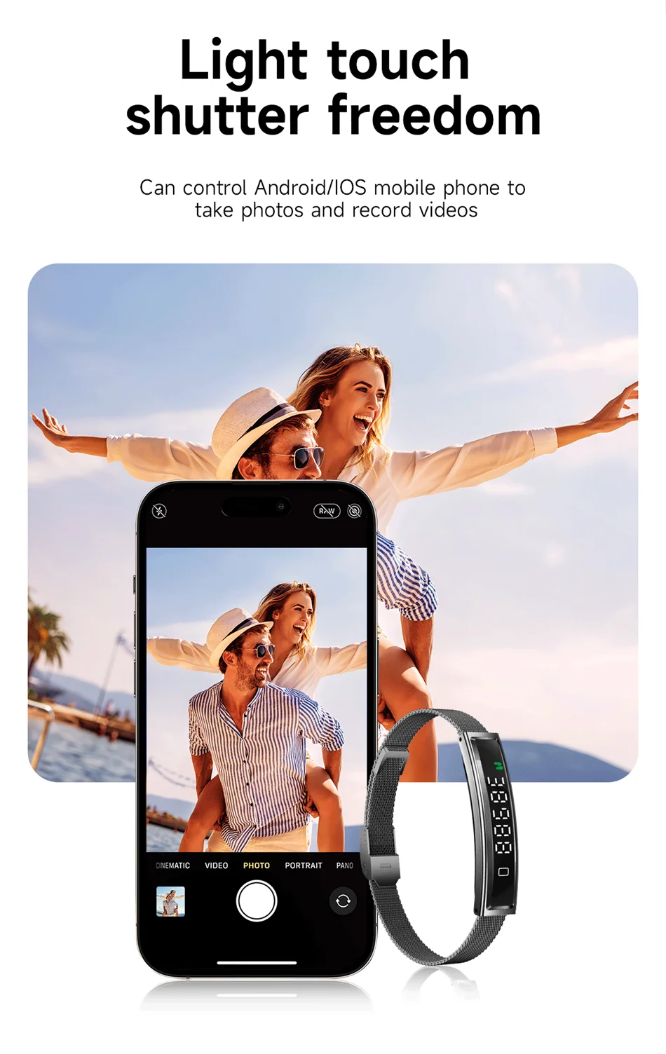 Bracelet Connecté Sport ChiBear 2026 – Suivi Santé, Cardio, SpO2, IP68 – Femme & Homme