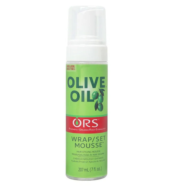Mousse Coiffante Boucles – Tenue Forte à l'Huile d'Olive | Anti-Frisottis pour Perruques et Cheveux Naturels
