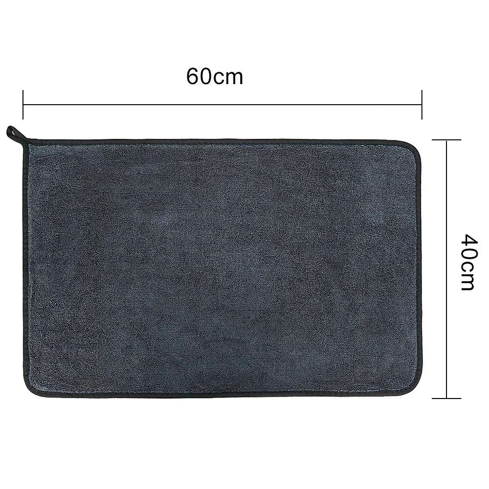 Serviettes en Microfibre Épaisse Double Face – Lavage Voiture, Cuisine & Maison | Super Absorbantes