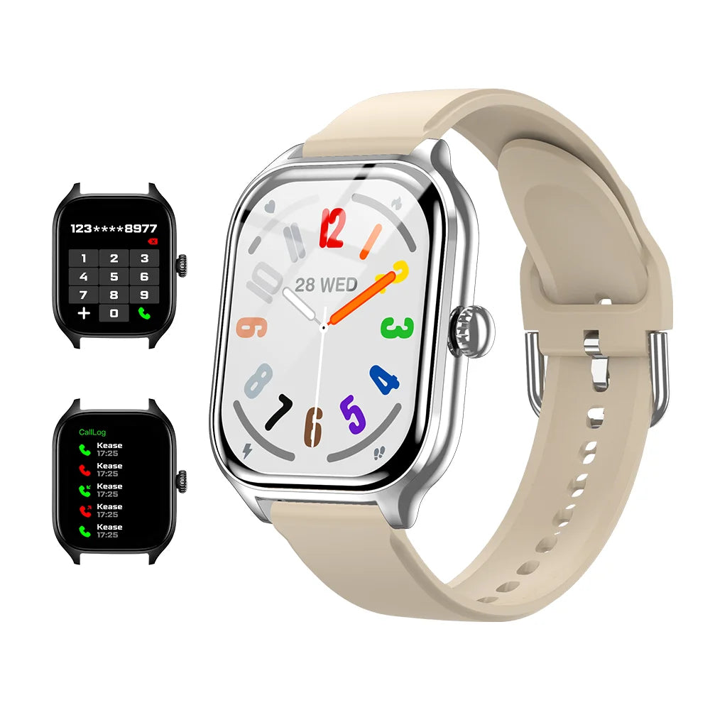 LAXASFIT H9 Pro Max – Montre Connectée Bluetooth | Appels, Fréquence Cardiaque, Oxymètre, Suivi Calories