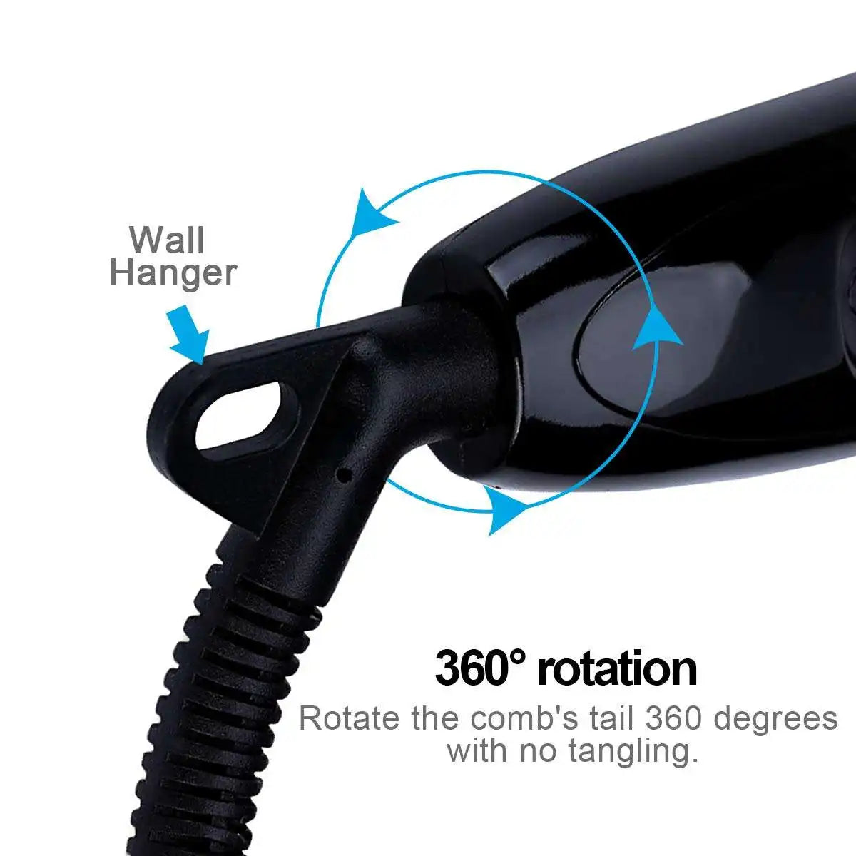 Brosse lissante électrique chauffante pour cheveux et barbe, en céramique anti-brûlure