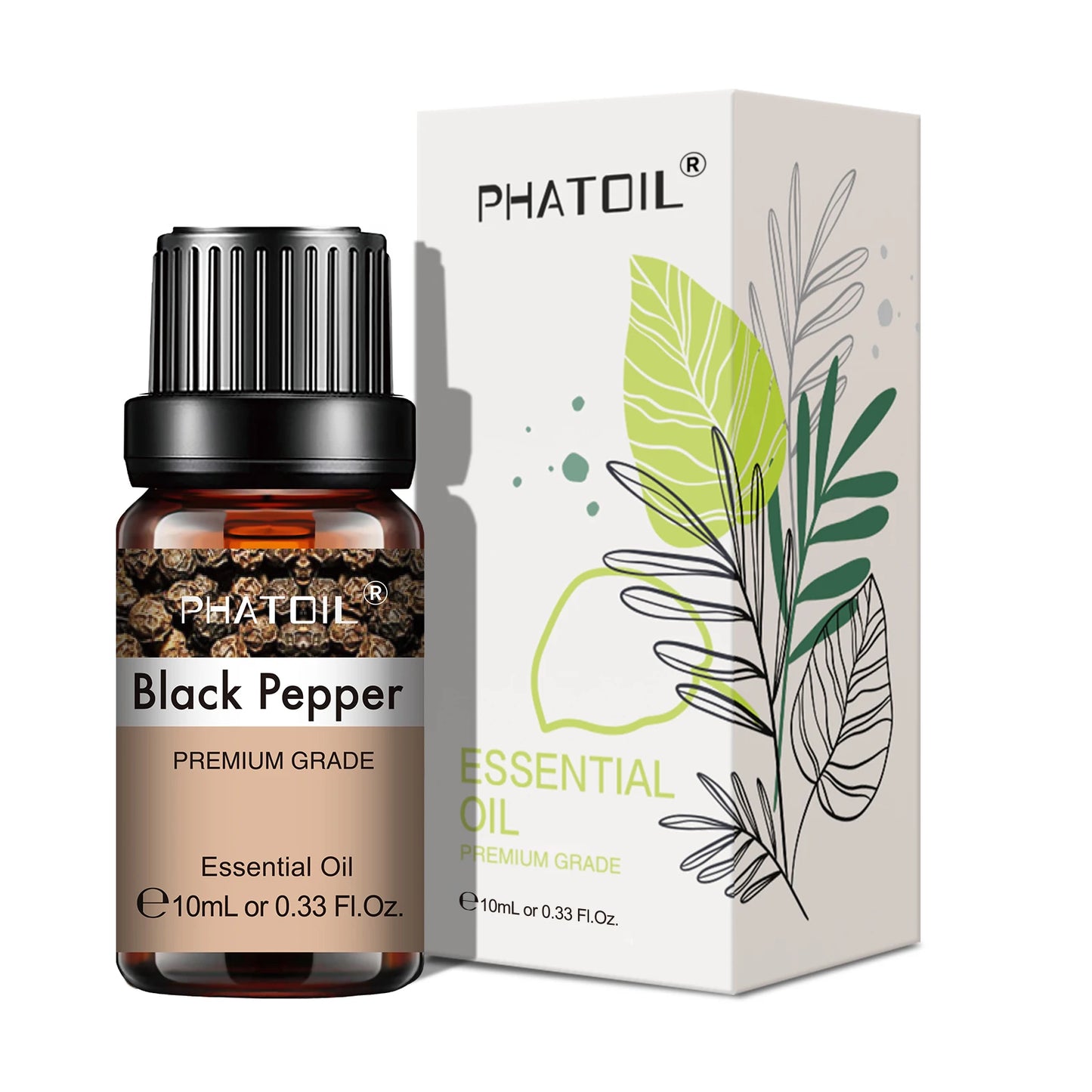 Huile essentielle pure 10ml – Aromathérapie, diffuseur, humidificateur (30 parfums au choix)