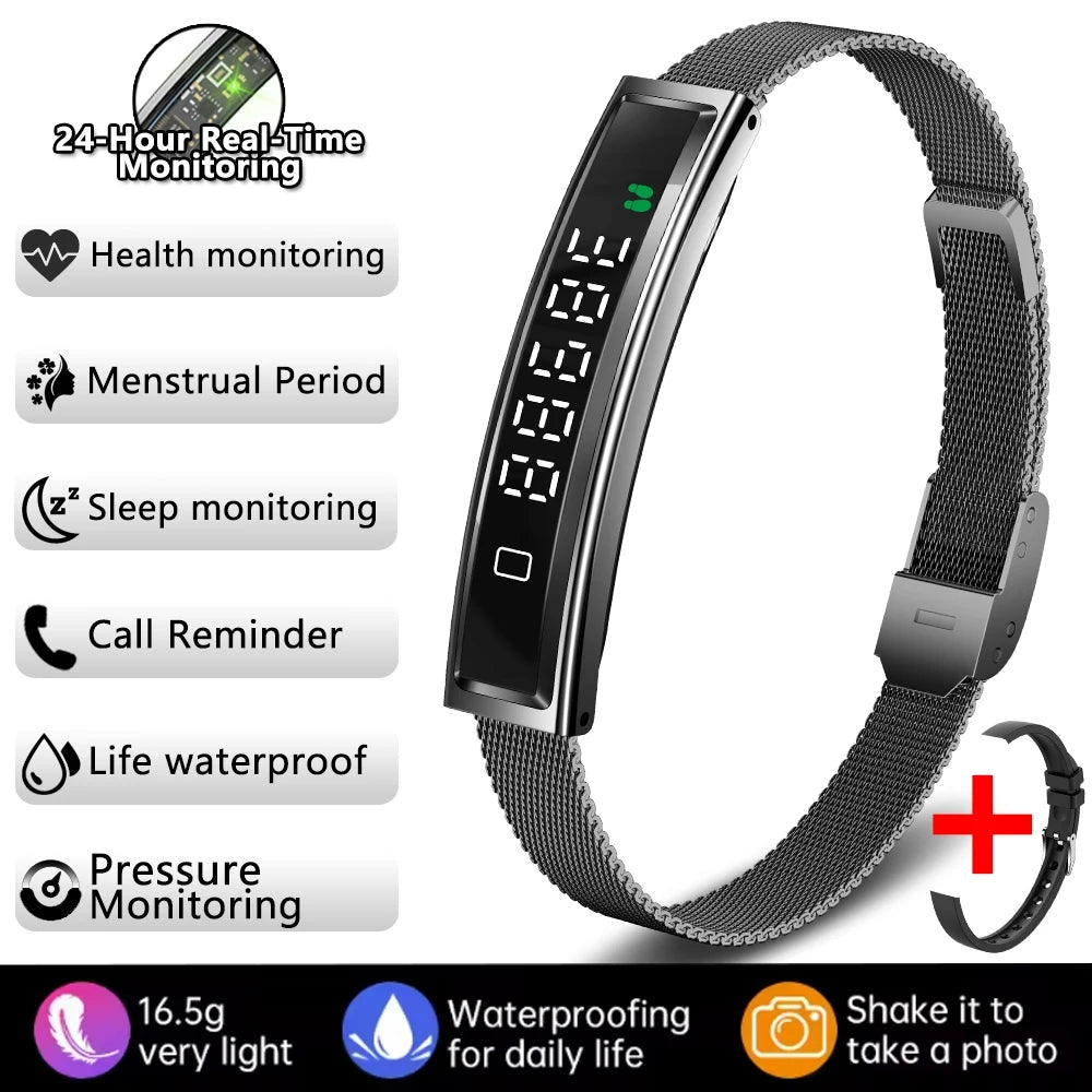 Bracelet Connecté Sport ChiBear 2026 – Suivi Santé, Cardio, SpO2, IP68 – Femme & Homme