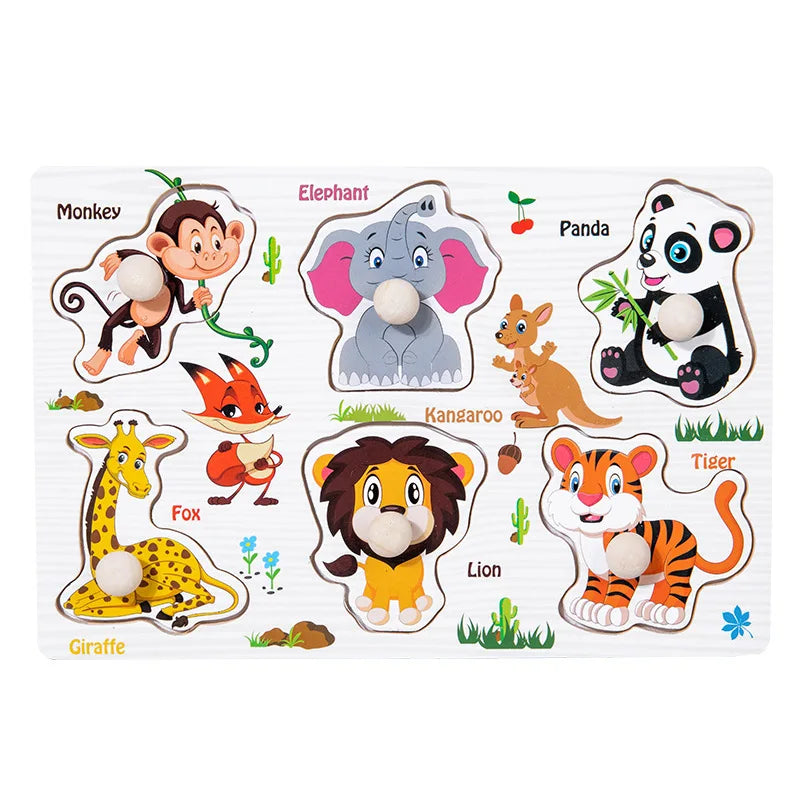 Blocs de Construction Montessori en Bois – Couleurs, Formes & Puzzle Éducatif