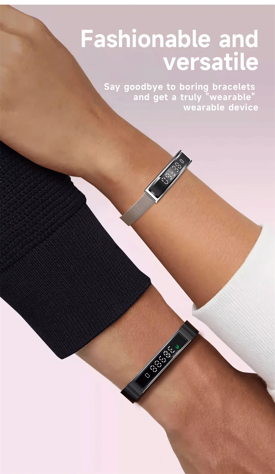 Bracelet Connecté Sport ChiBear 2026 – Suivi Santé, Cardio, SpO2, IP68 – Femme & Homme