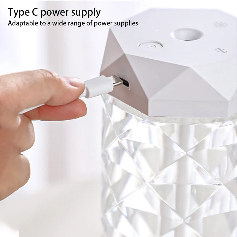 Humidificateur USB 400ml – Diffuseur d’Arômes & Lumière RGB pour Maison et Voiture