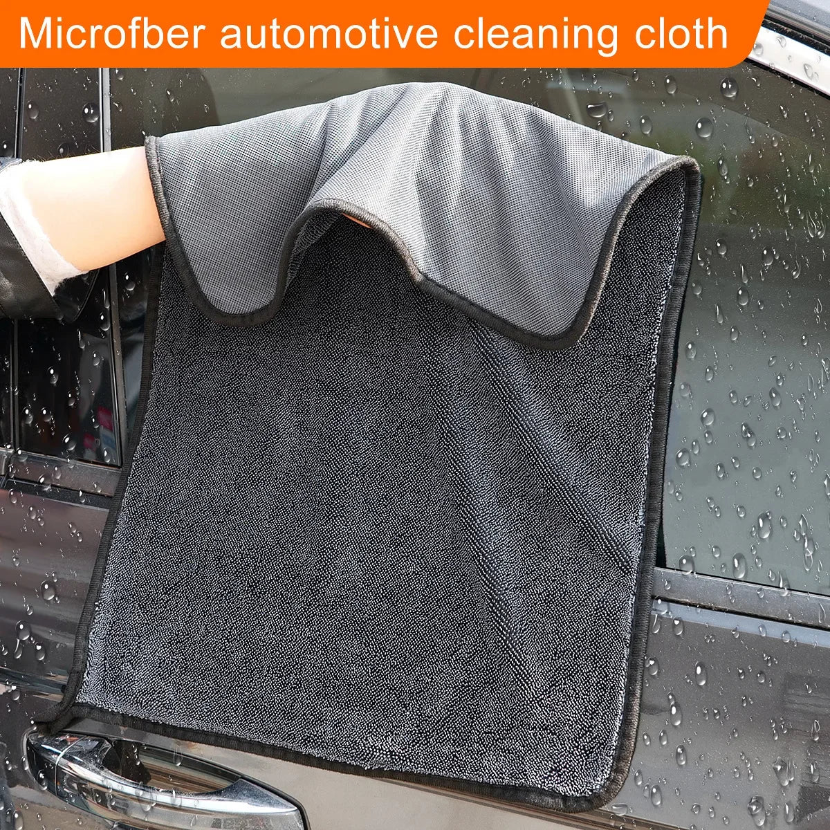 Serviettes en Microfibre Épaisse Double Face – Lavage Voiture, Cuisine & Maison | Super Absorbantes