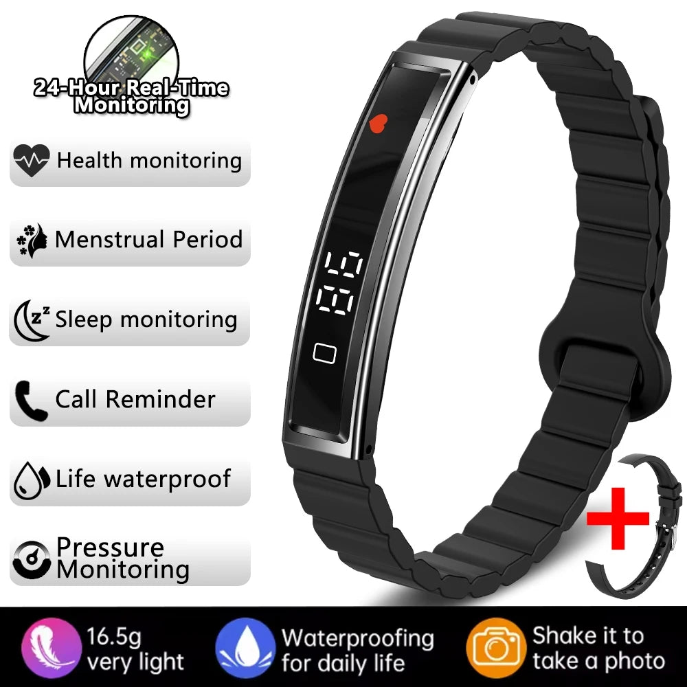 Bracelet Connecté Sport ChiBear 2026 – Suivi Santé, Cardio, SpO2, IP68 – Femme & Homme