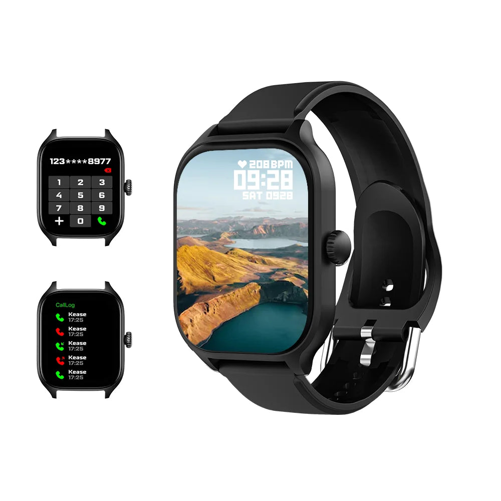 LAXASFIT H9 Pro Max – Montre Connectée Bluetooth | Appels, Fréquence Cardiaque, Oxymètre, Suivi Calories