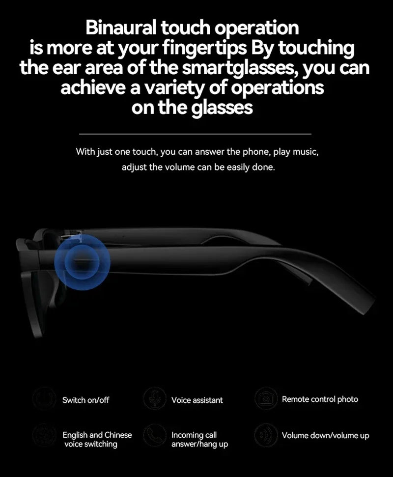 Lunettes Intelligentes Xiaomi MIJIA D11 – Bluetooth 5.4, IA, Caméra 8K, Appels & Musique Mains Libres