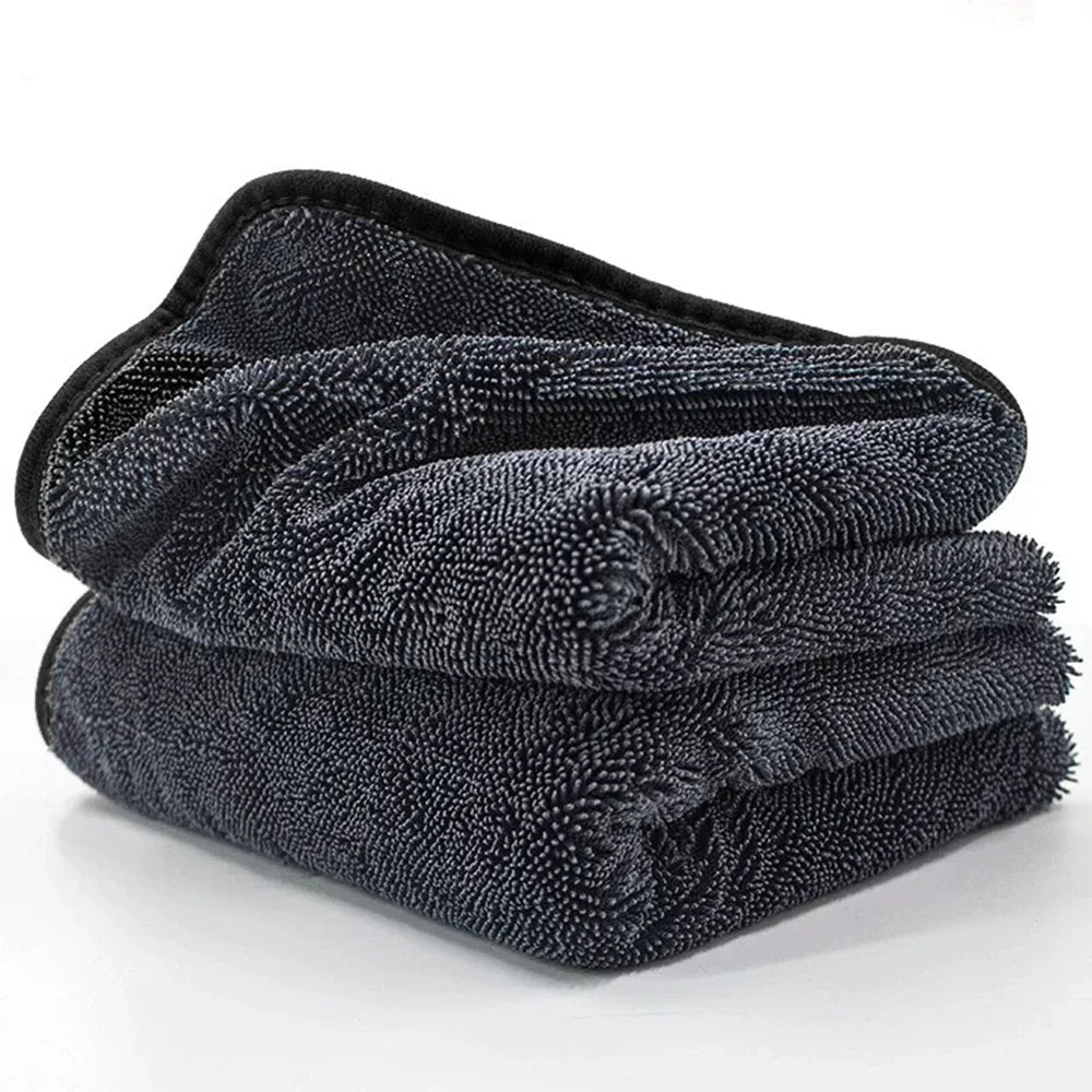 Serviettes en Microfibre Épaisse Double Face – Lavage Voiture, Cuisine & Maison | Super Absorbantes