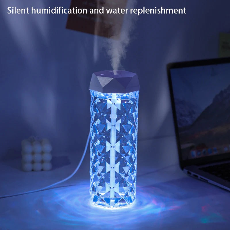Humidificateur USB 400ml – Diffuseur d’Arômes & Lumière RGB pour Maison et Voiture