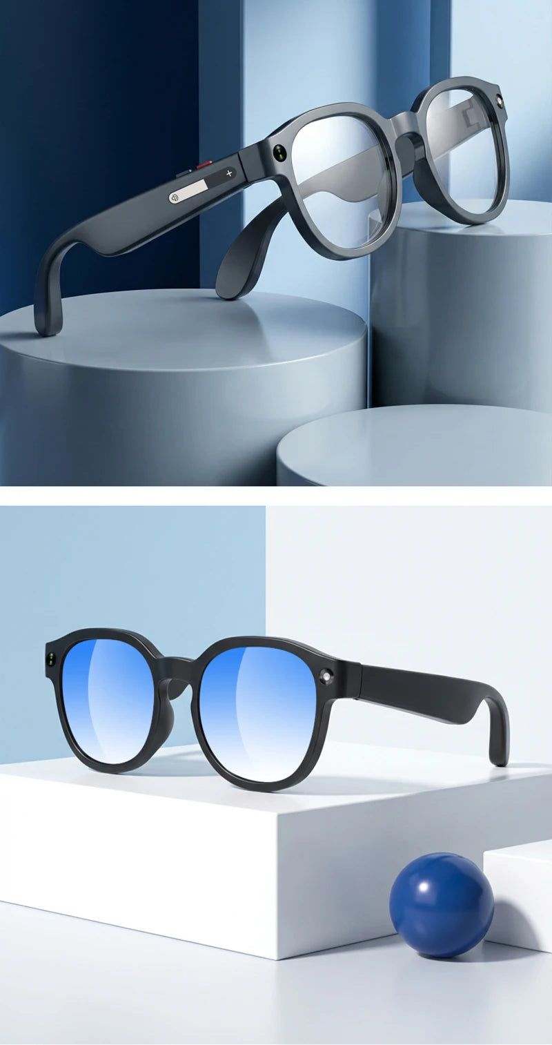 Lunettes Intelligentes IA Lenovo 2026 – Caméra HD 8MP, Vidéo 4K, Traduction IA, Appel Bluetooth & Musique