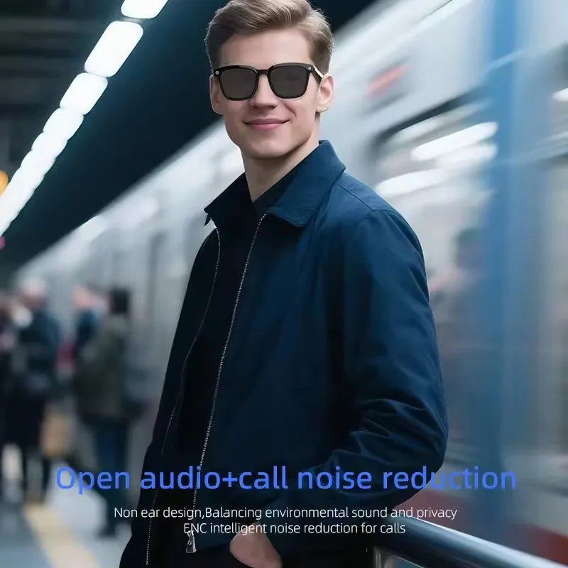 Lunettes Intelligentes IA Lenovo 2026 – Caméra HD 8MP, Vidéo 4K, Traduction IA, Appel Bluetooth & Musique