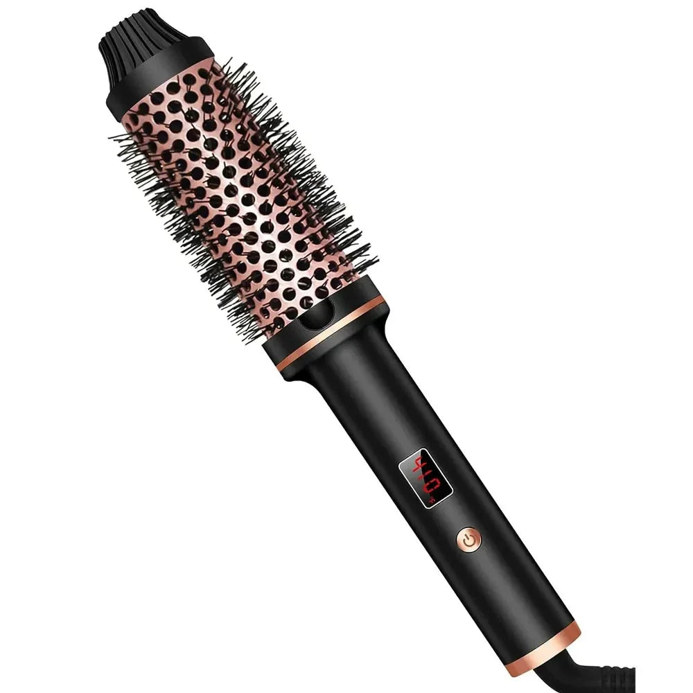 Fer à lisser ionique 3 en 1 – Fer à friser professionnel avec brosse chauffante