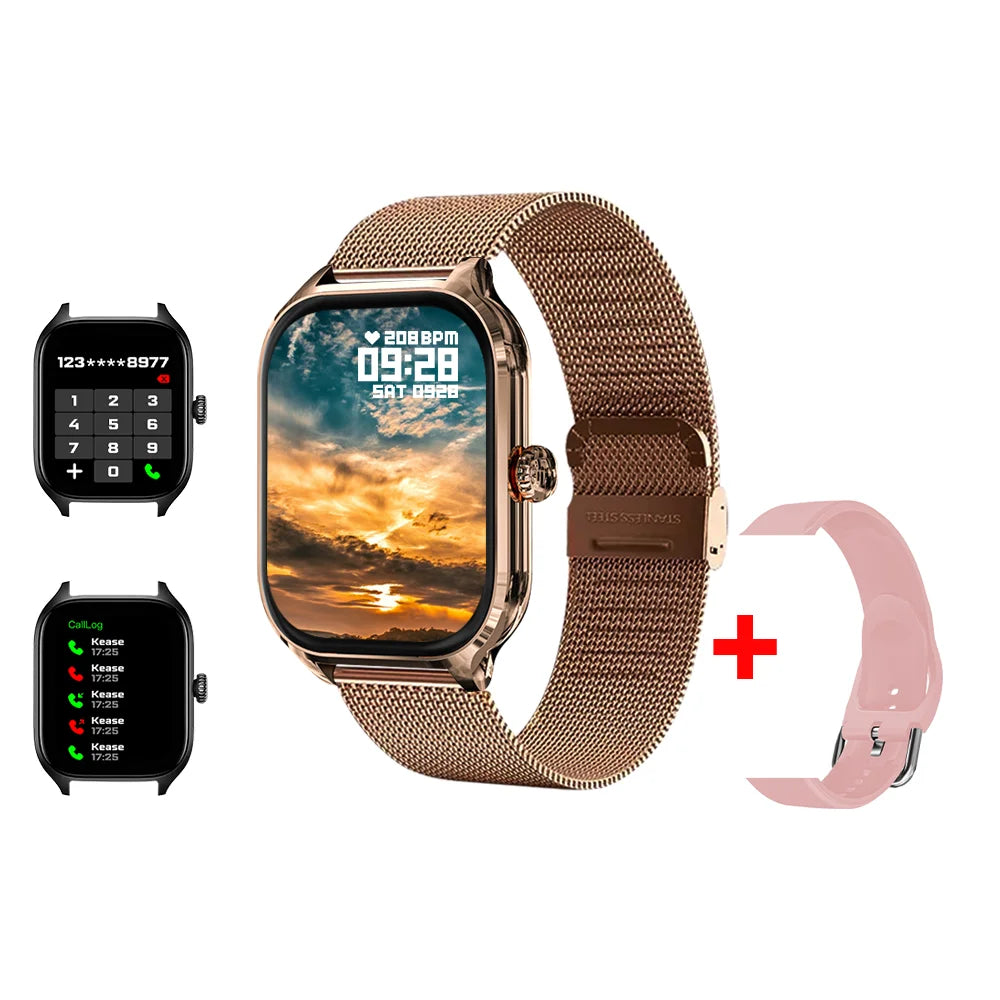 LAXASFIT H9 Pro Max – Montre Connectée Bluetooth | Appels, Fréquence Cardiaque, Oxymètre, Suivi Calories