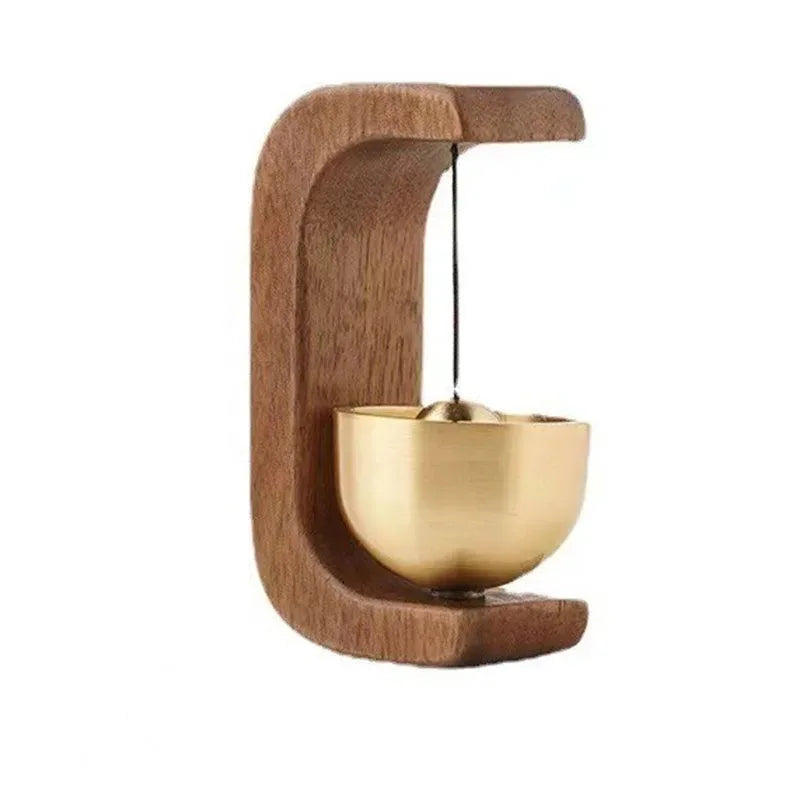 Carillon Éolien en Bois Décoratif – Cloche Suspendue pour Entrée, Maison, Jardin