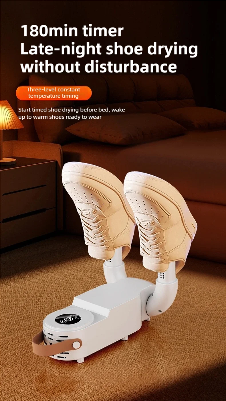 Sèche-Chaussures Pliable Tinsol – Écran Tactile, Chauffage Rapide 130W, Stérilisation & Désodorisant