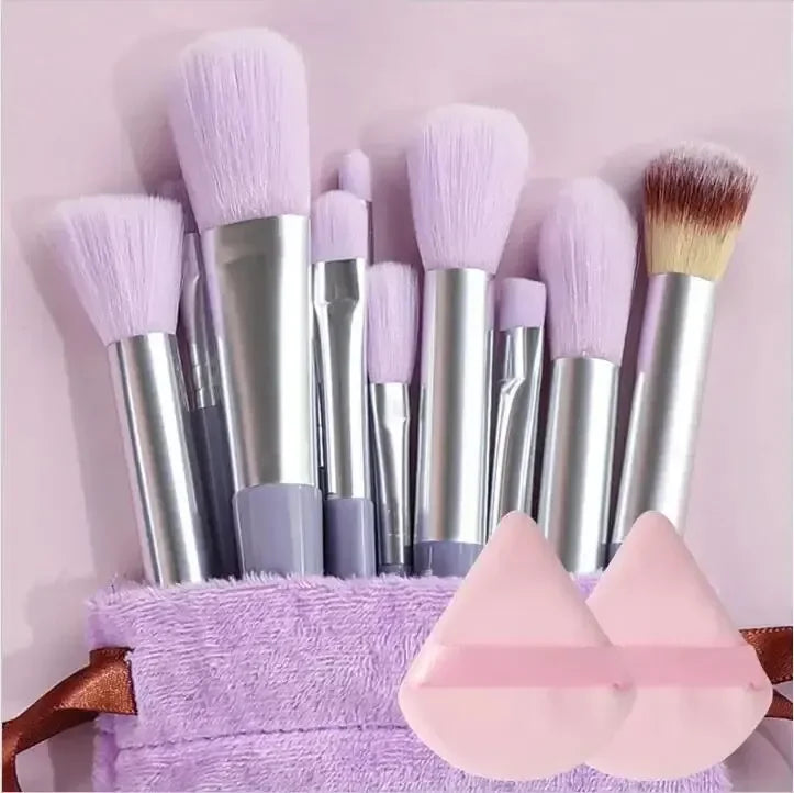 Ensemble de Pinceaux de Maquillage Professionnel – Kabuki, Fond de Teint, Fard à Paupières