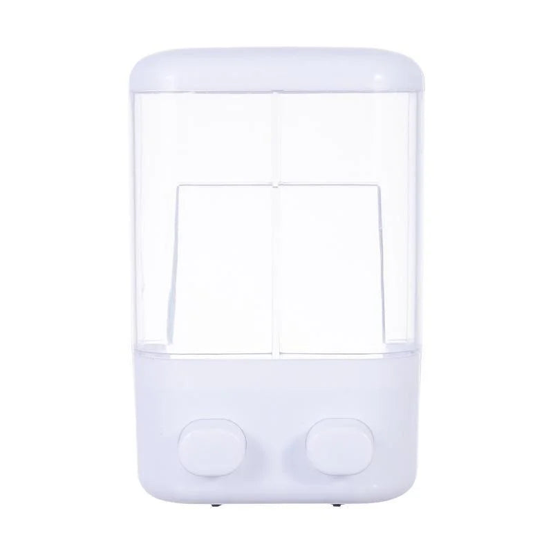 Distributeur de Savon Mural 500/1000ml – Simple ou Double, Presse Manuelle | Salle de Bain