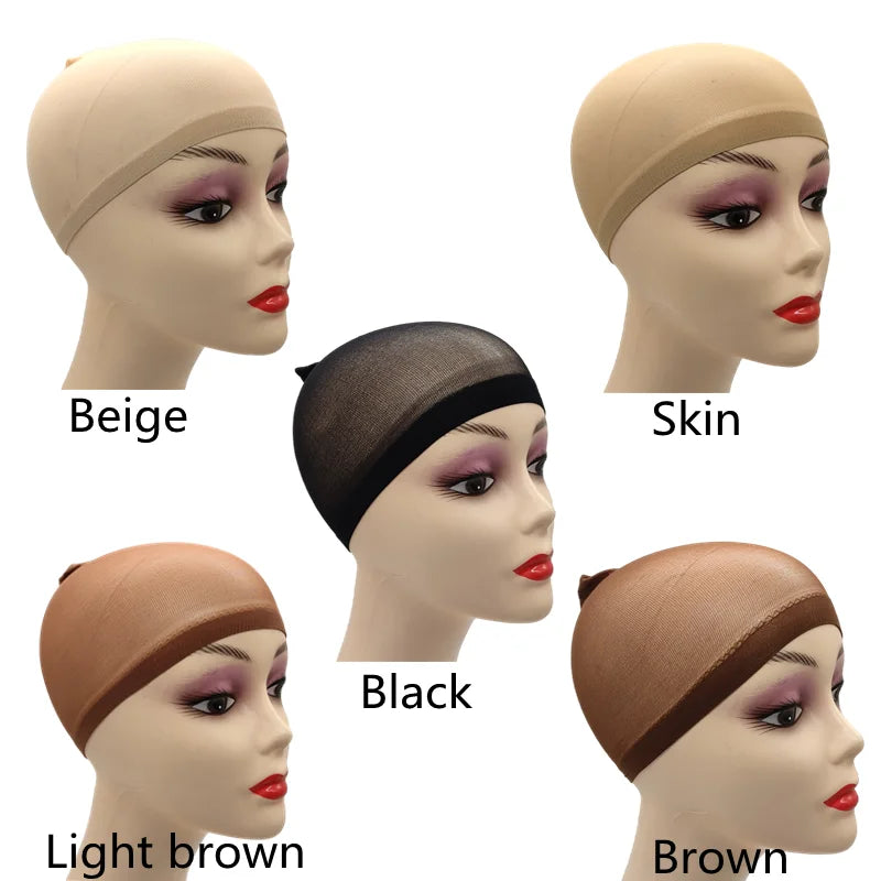 Bonnets de Perruque en Nylon Ventilé – Filet Extensible Ultra-Fin Respirant | Lot de 1, 6 ou 12