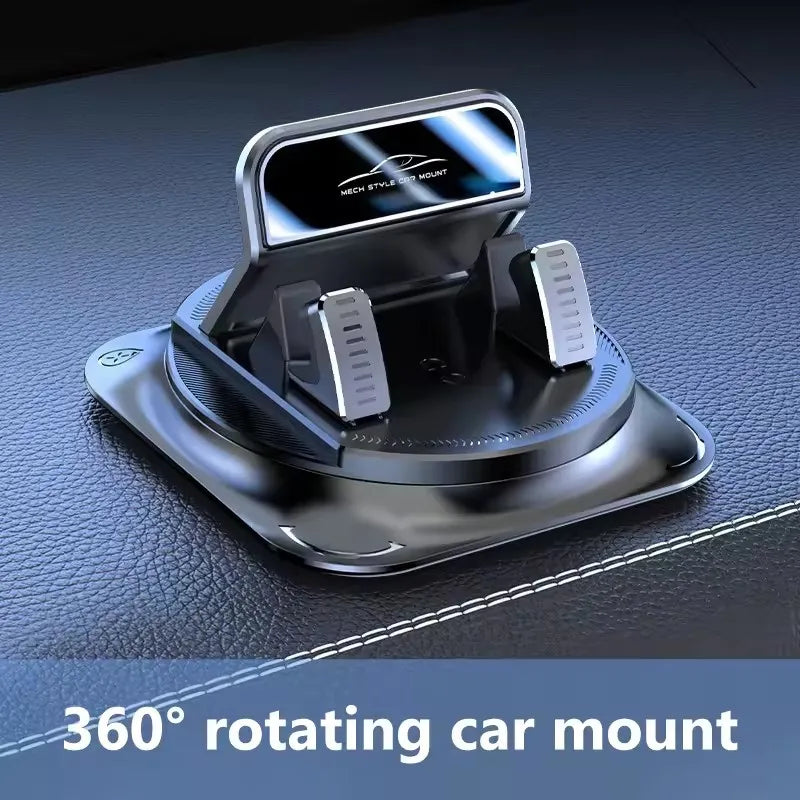 Support Téléphone Voiture 360° – Antidérapant Silicone & Navigation Mains Libres