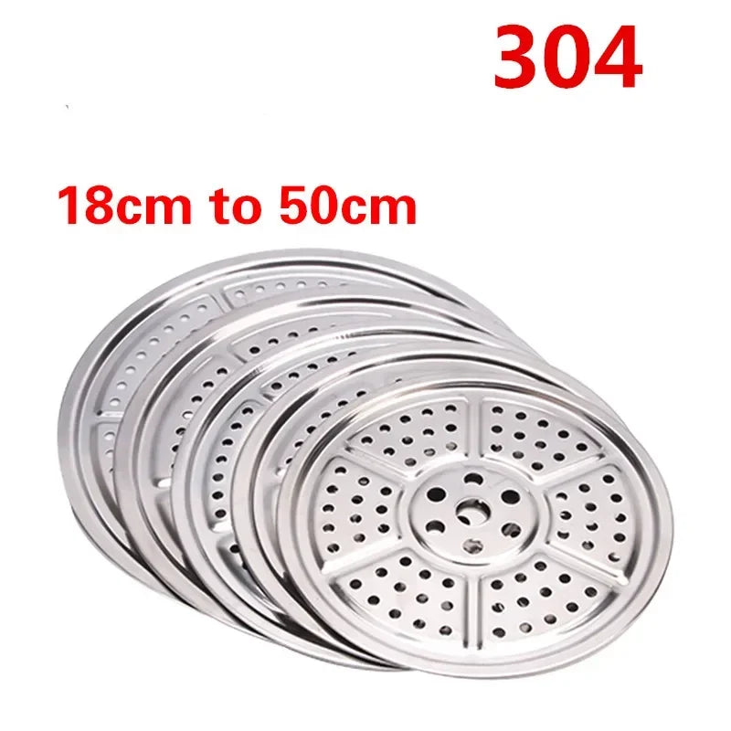 Grille vapeur en acier inoxydable – Autocuiseur, conserves et cuisson (18 tailles : 18 à 50 cm)