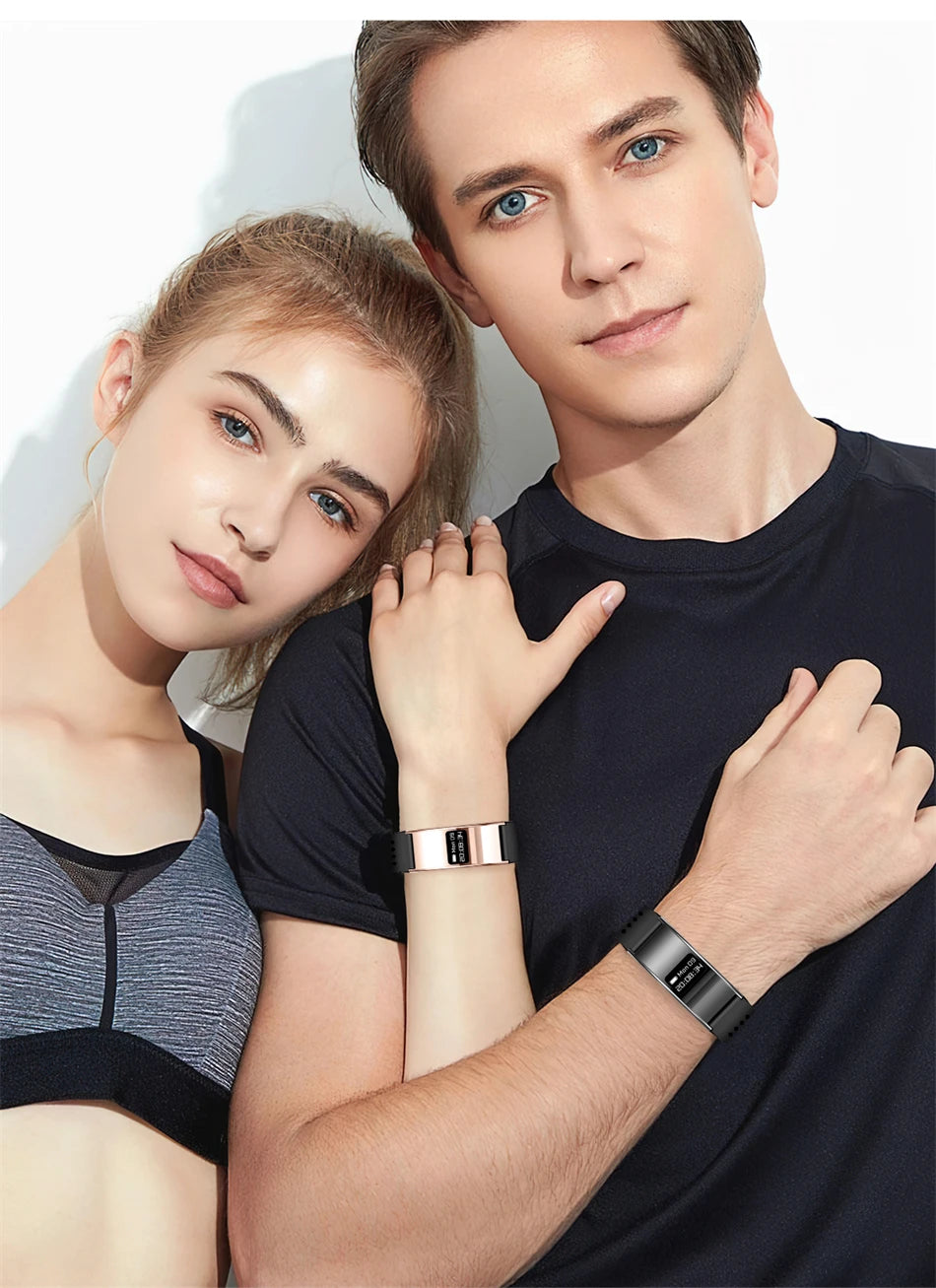 Montre Connectée Ultra-Fine BOXUXING 2026 – Suivi Cardio, SpO2, Sommeil, IPX8 | Bracelet Sportif Femme